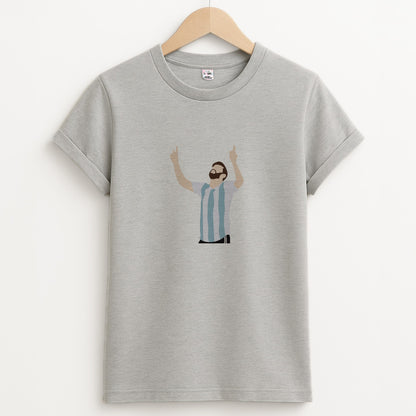 Argentina - Messi Unisex Grey T-Shirt
