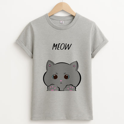 Grey Kitty - Cats Unisex Grey T-Shirt