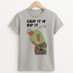 Grip It N Rip It  Unisex Grey T-Shirt