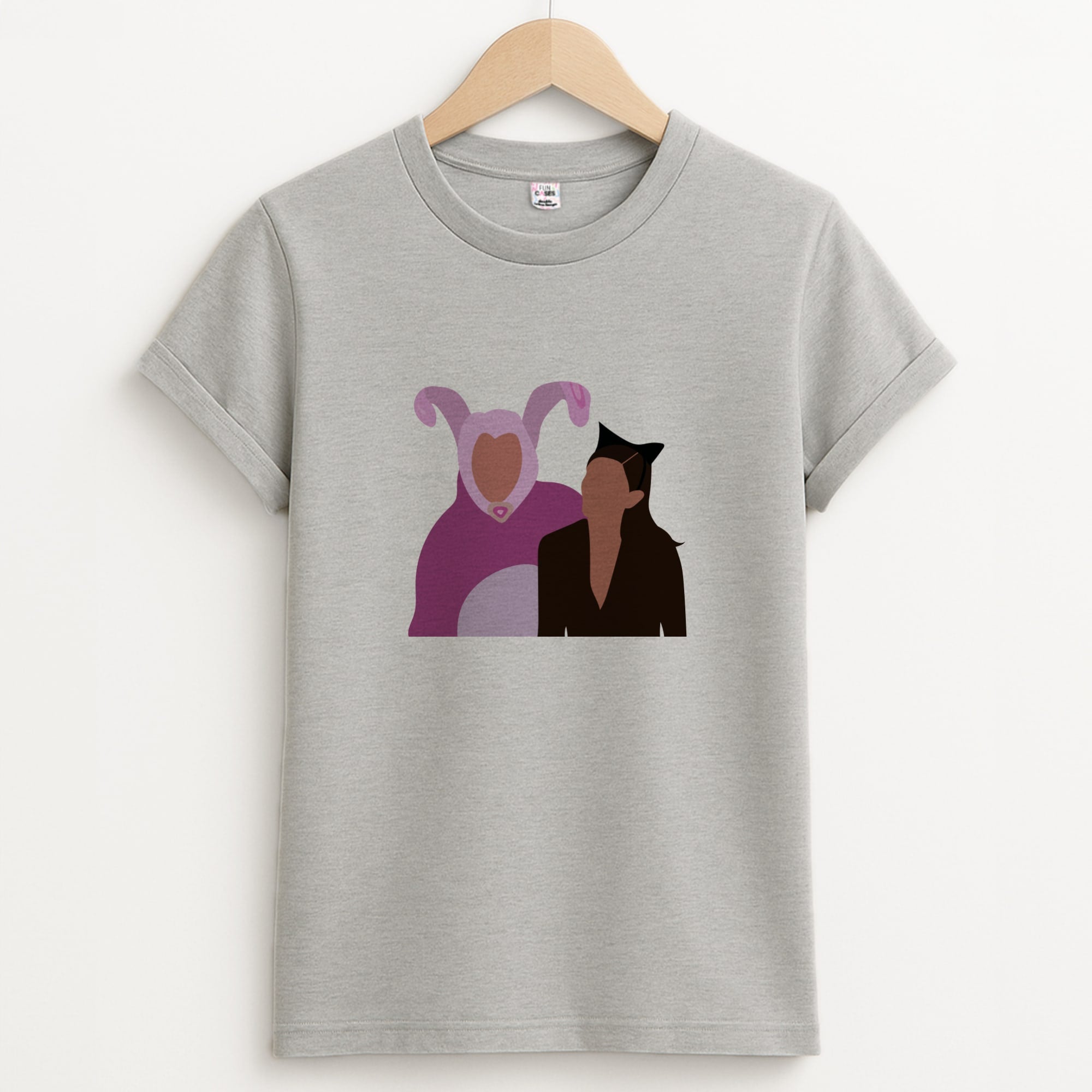A Geller Halloween Unisex Grey T-Shirt