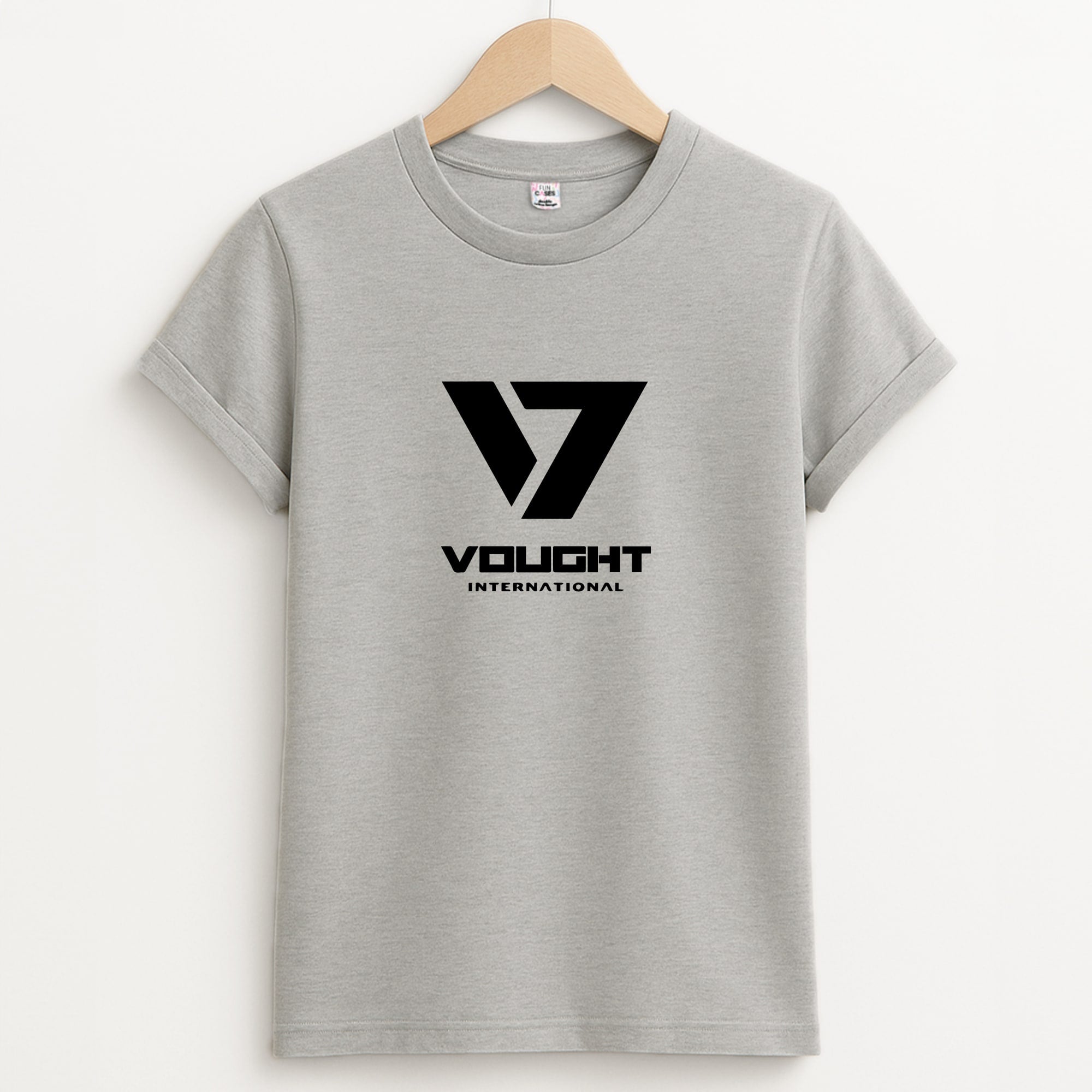 Vought Logo Unisex Grey T-Shirt