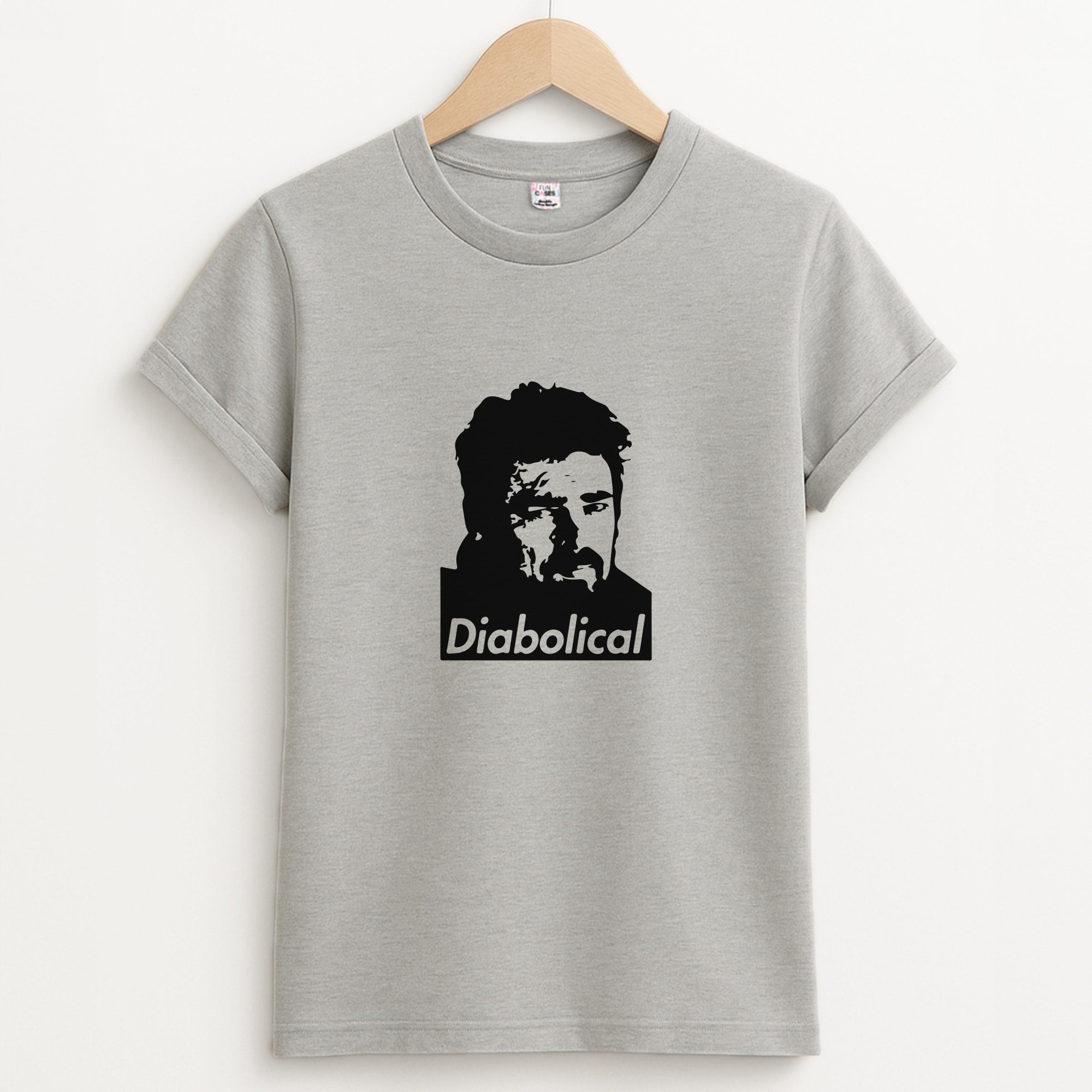 Diabolical Unisex Grey T-Shirt