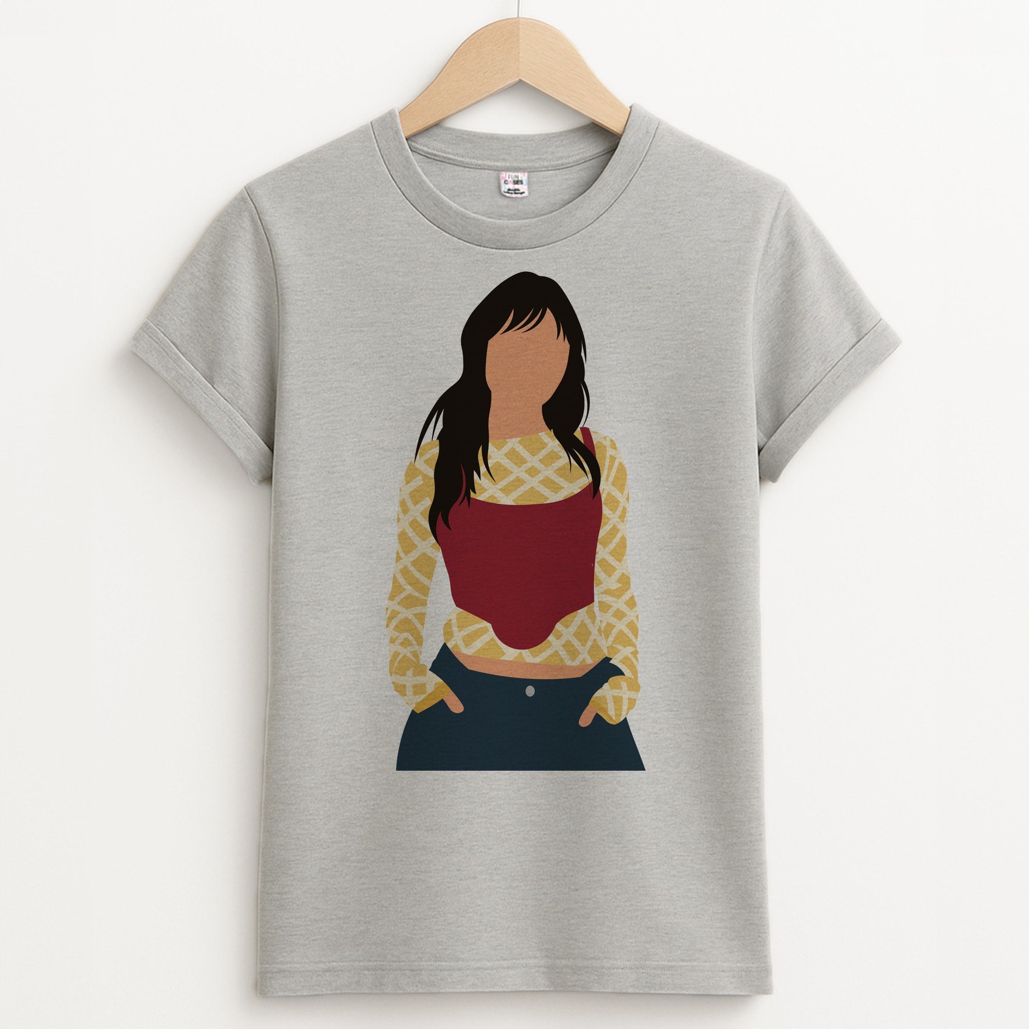 Gold Stars Unisex Grey T-Shirt