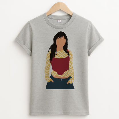 Gold Stars Unisex Grey T-Shirt
