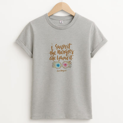 I Suspect The Nargles Are Behind It Unisex Grey T-Shirt