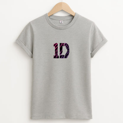 Zebra 1D Unisex Grey T-Shirt