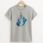 Watercolour Cinderella Fairytale T-Shirt 2