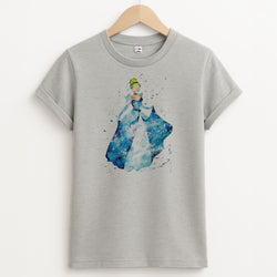 Watercolour Cinderella Fairytale T-Shirt