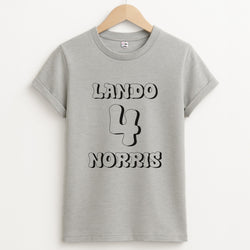 Lando 4 Unisex Grey T-Shirt