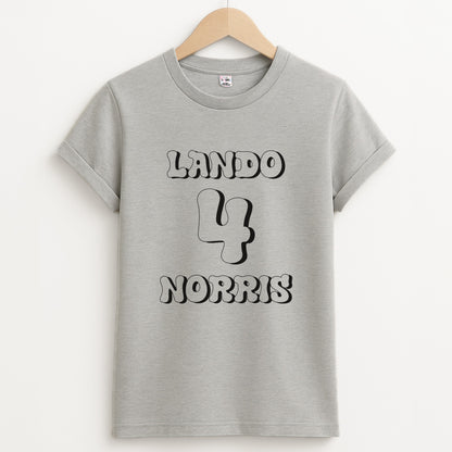 Lando 4 Unisex Grey T-Shirt