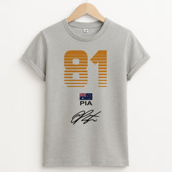 Piastri - F1 Unisex Grey T-Shirt