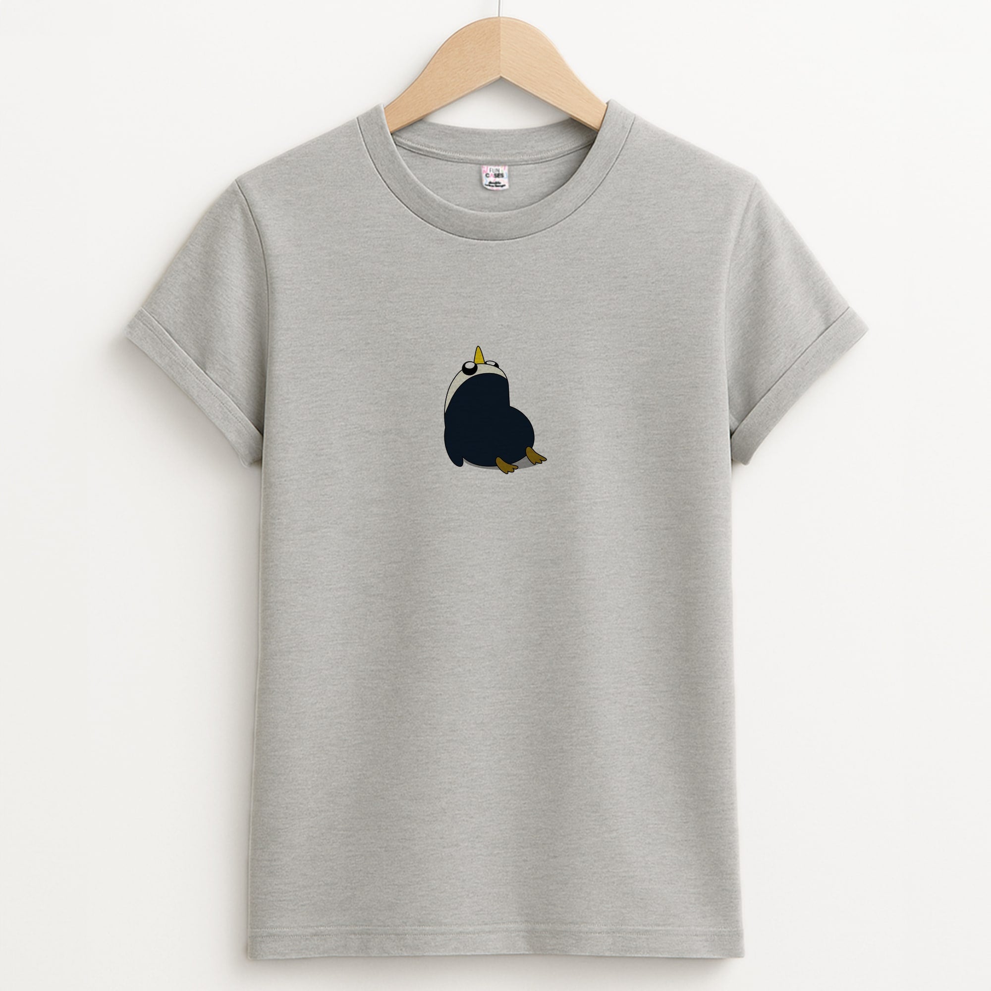 Penguins Unisex Grey T-Shirt