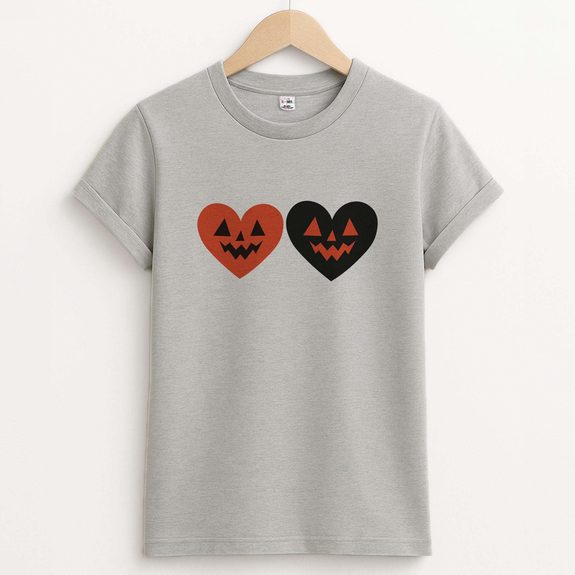 Halloween Pattern 13 Unisex Grey T-Shirt