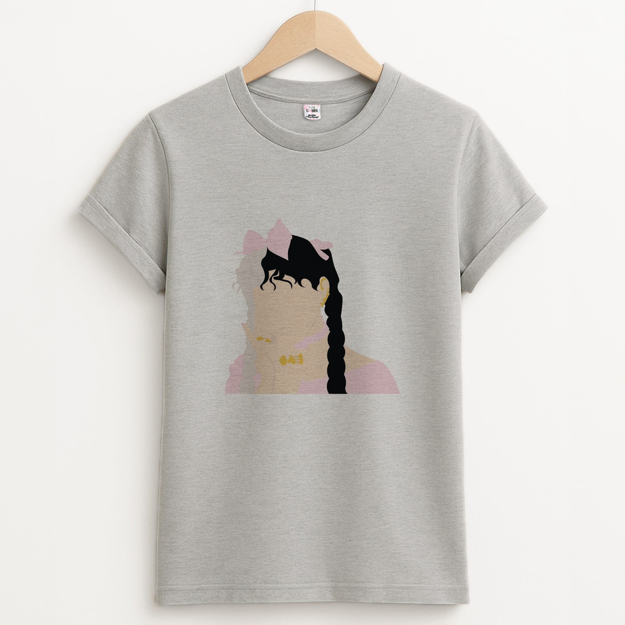 Bow Unisex Grey T-Shirt
