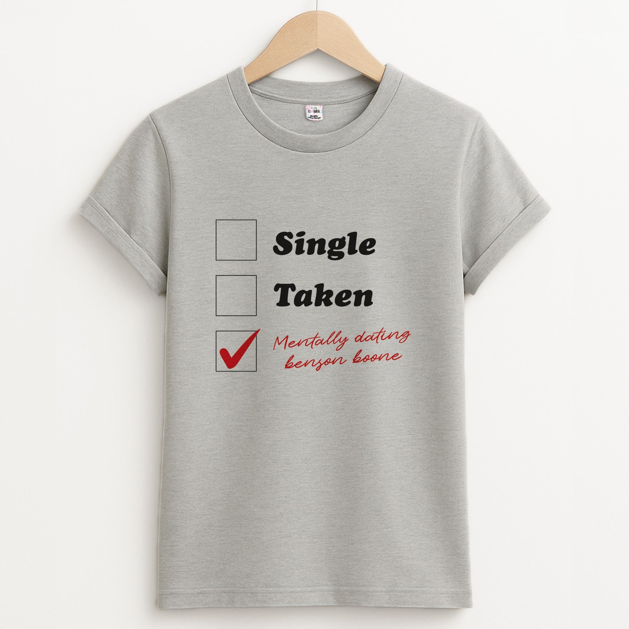 Mentally Dating Benson Unisex Grey T-Shirt