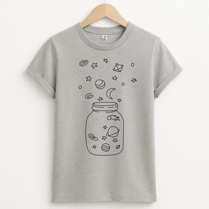 Space Jar Unisex Grey T-Shirt