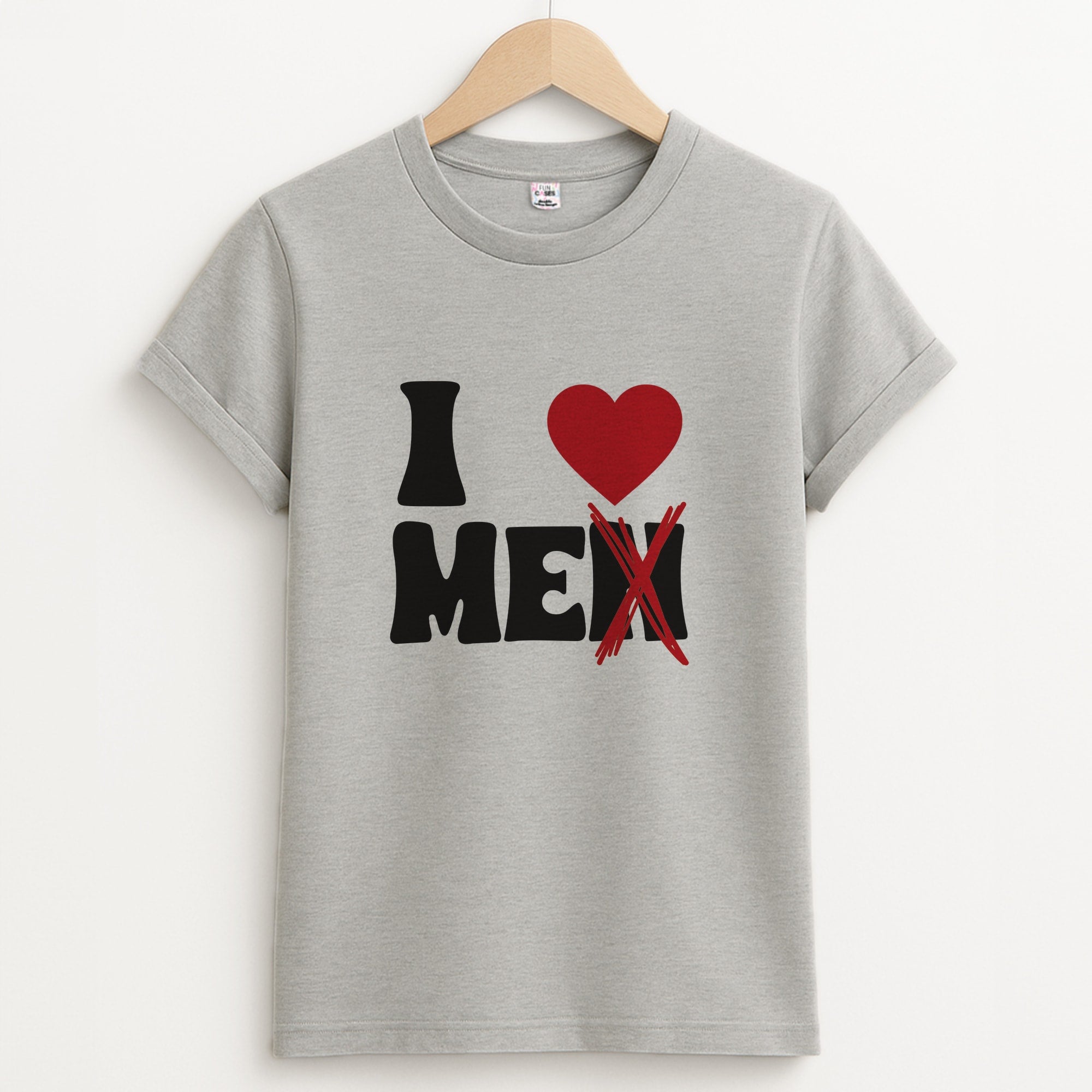 I Love Me - Funny Quotes Unisex Grey T-Shirt