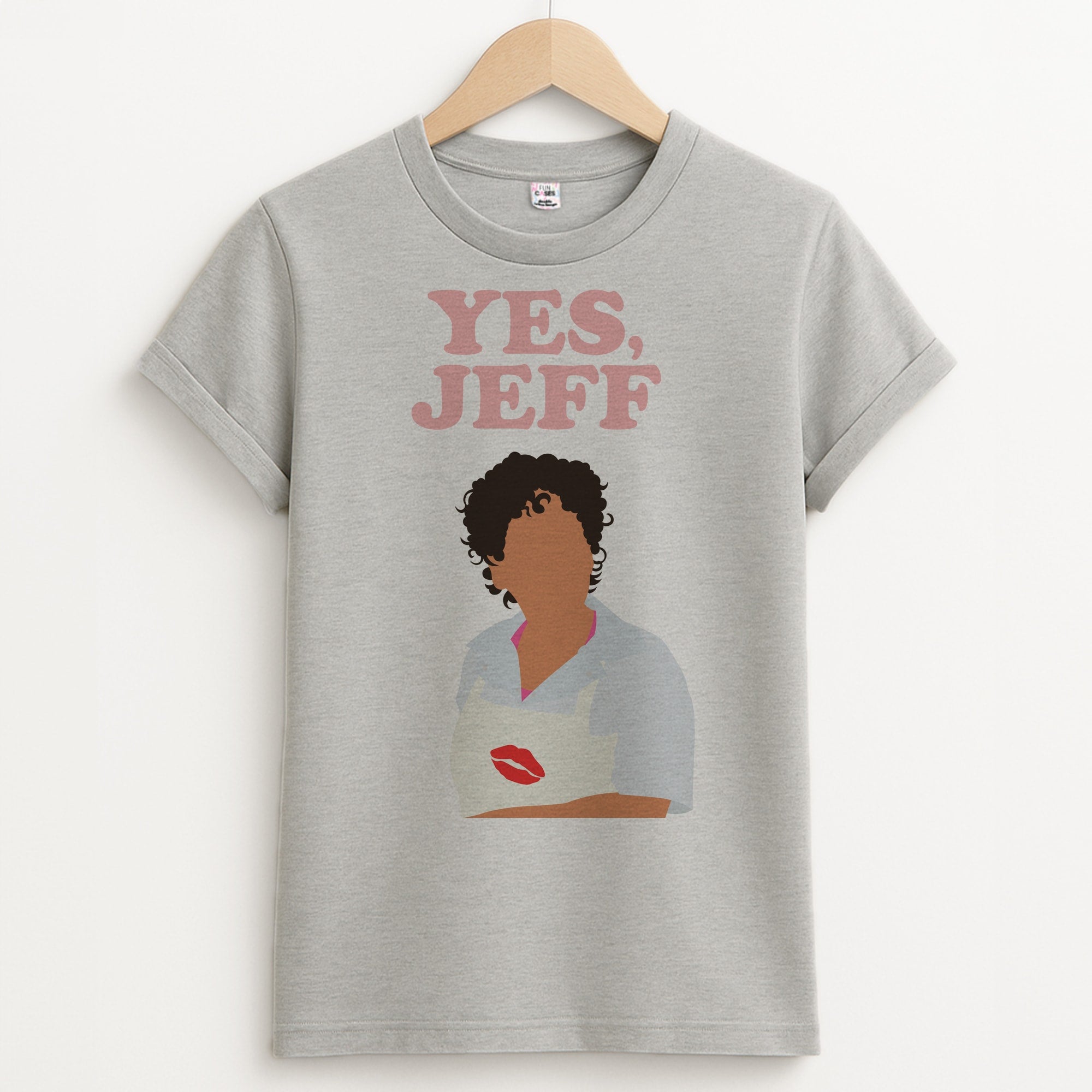 Yes Jeff Unisex Grey T-Shirt