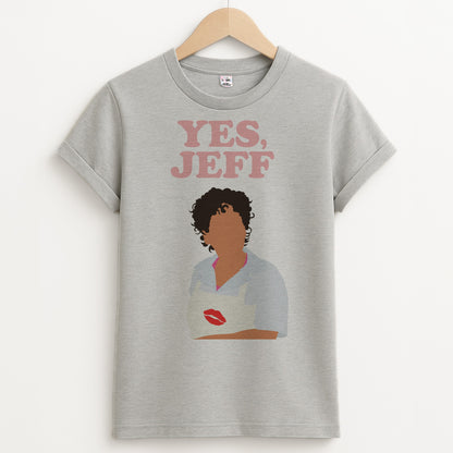 Yes Jeff Unisex Grey T-Shirt