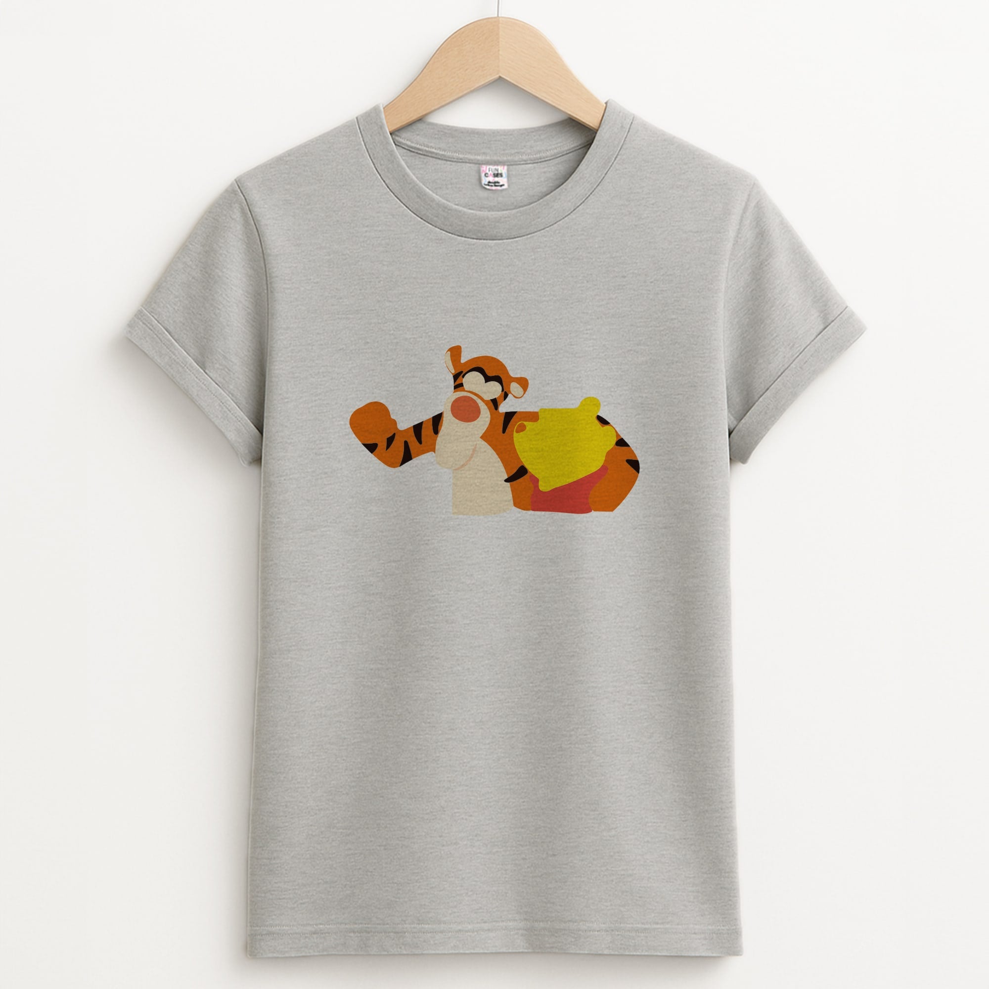 Tiger and Winnie - Winnie Unisex Grey T-Shirt