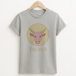 Taurus - Tarot Cards Unisex Grey T-Shirt