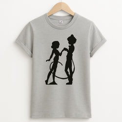 Ladybug And Cat Noir Unisex Grey T-Shirt