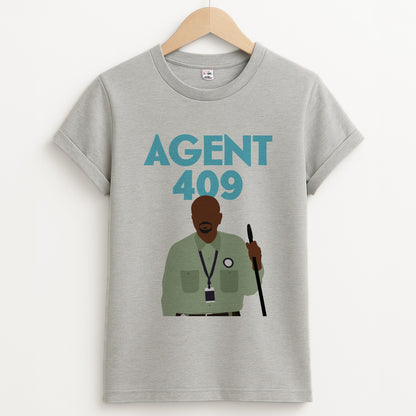 Agent 409 Unisex Grey T-Shirt