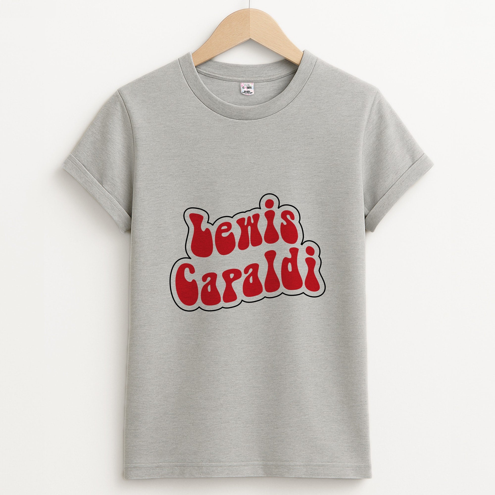 Red Name - Lewis Capaldi Grey Unisex T-Shirt