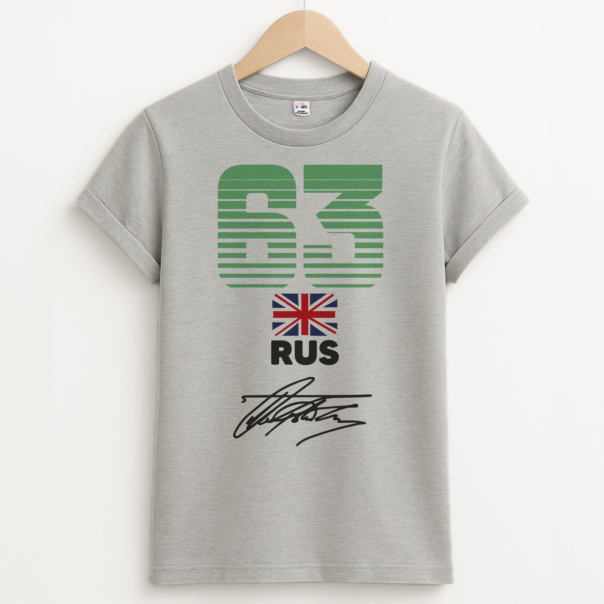 George Russel - F1 Unisex Grey T-Shirt