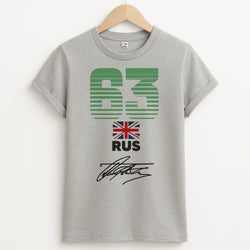 George Russel - F1 Unisex Grey T-Shirt
