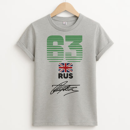 George Russel - F1 Unisex Grey T-Shirt