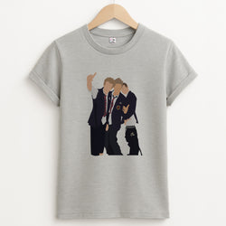 School Clothes - Bust Band Unisex Grey T-Shirt