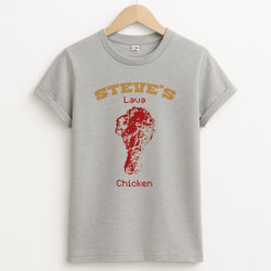 Steve's Lava Chicken Unisex Grey T-Shirt