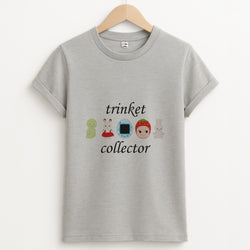 Trinket Collector - Clean Girl Aesthetic Grey Unisex T-Shirt