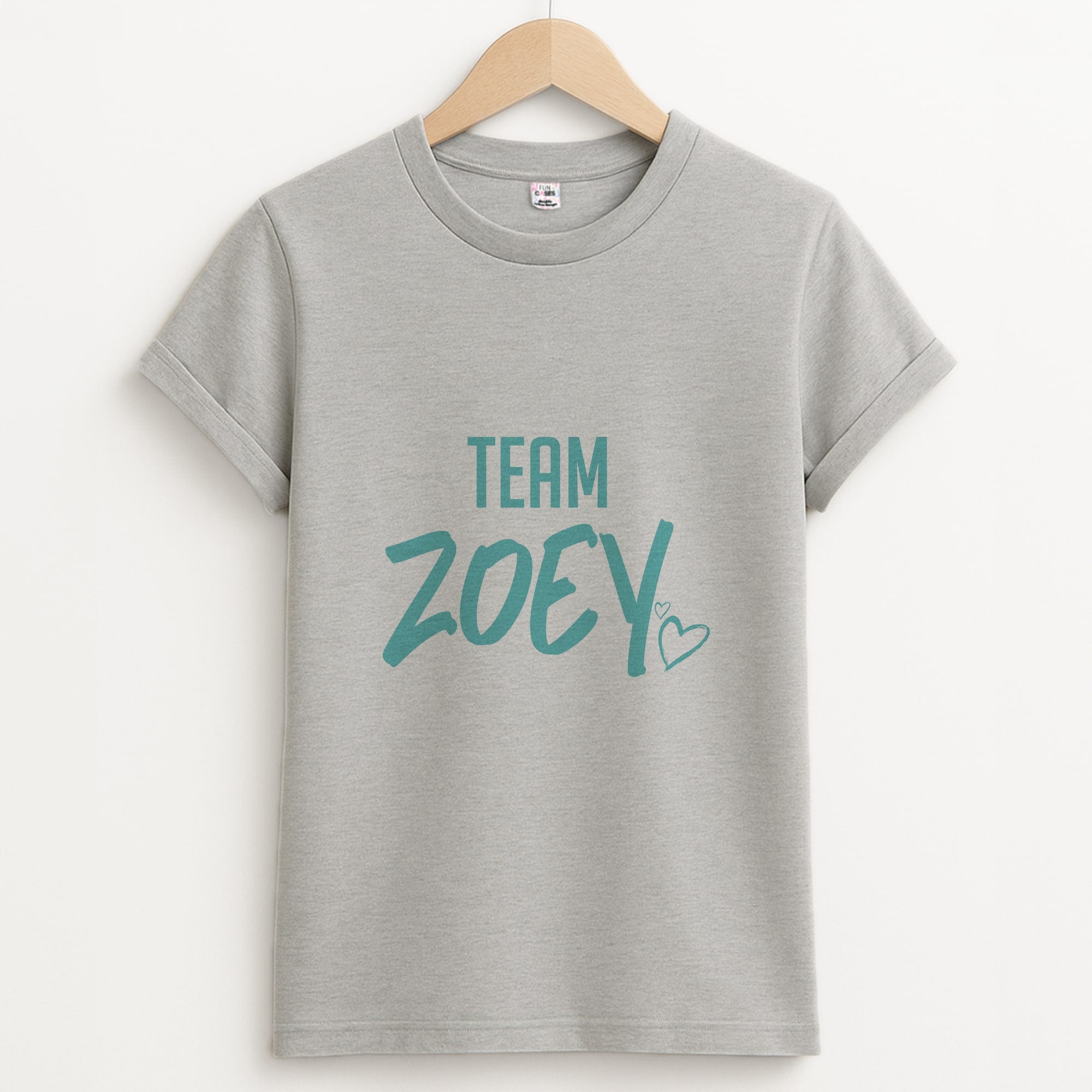 Team Zoey - Kpop Demon Hunters Grey Unisex T-Shirt