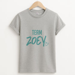 Team Zoey - Kpop Demon Hunters Grey Unisex T-Shirt