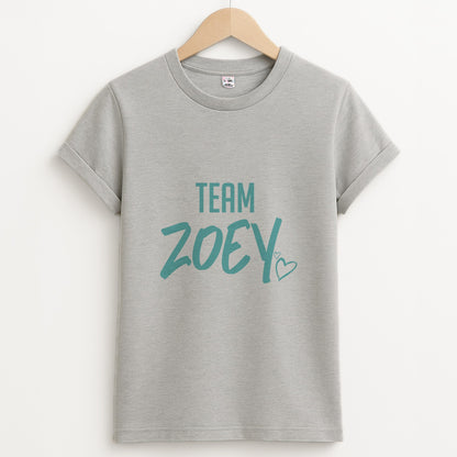 Team Zoey - Kpop Demon Hunters Grey Unisex T-Shirt