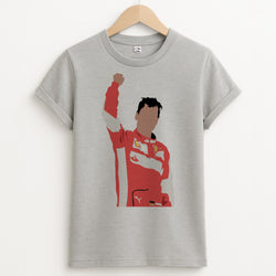 Sebastian Vettel - F1 Unisex Grey T-Shirt