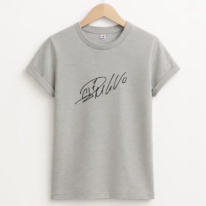 Signature - Ronaldo Unisex Grey T-Shirt