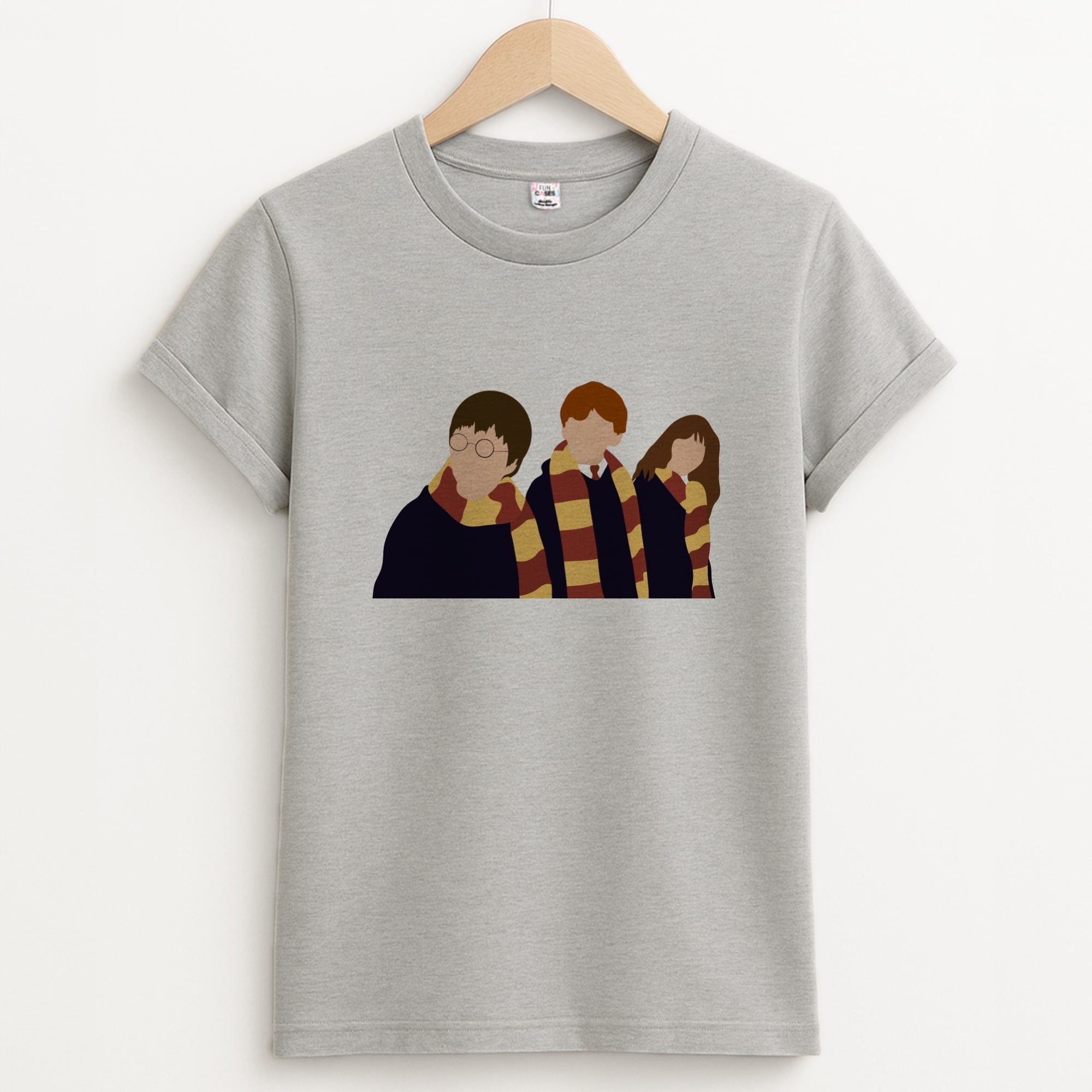 Wizard Cartoons Unisex Grey T-Shirt