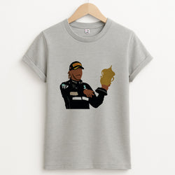 Hamilton - F1 Unisex Grey T-Shirt
