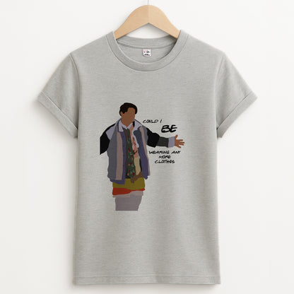 Could I Be Wearing Any More Clothes Unisex Grey T-Shirt