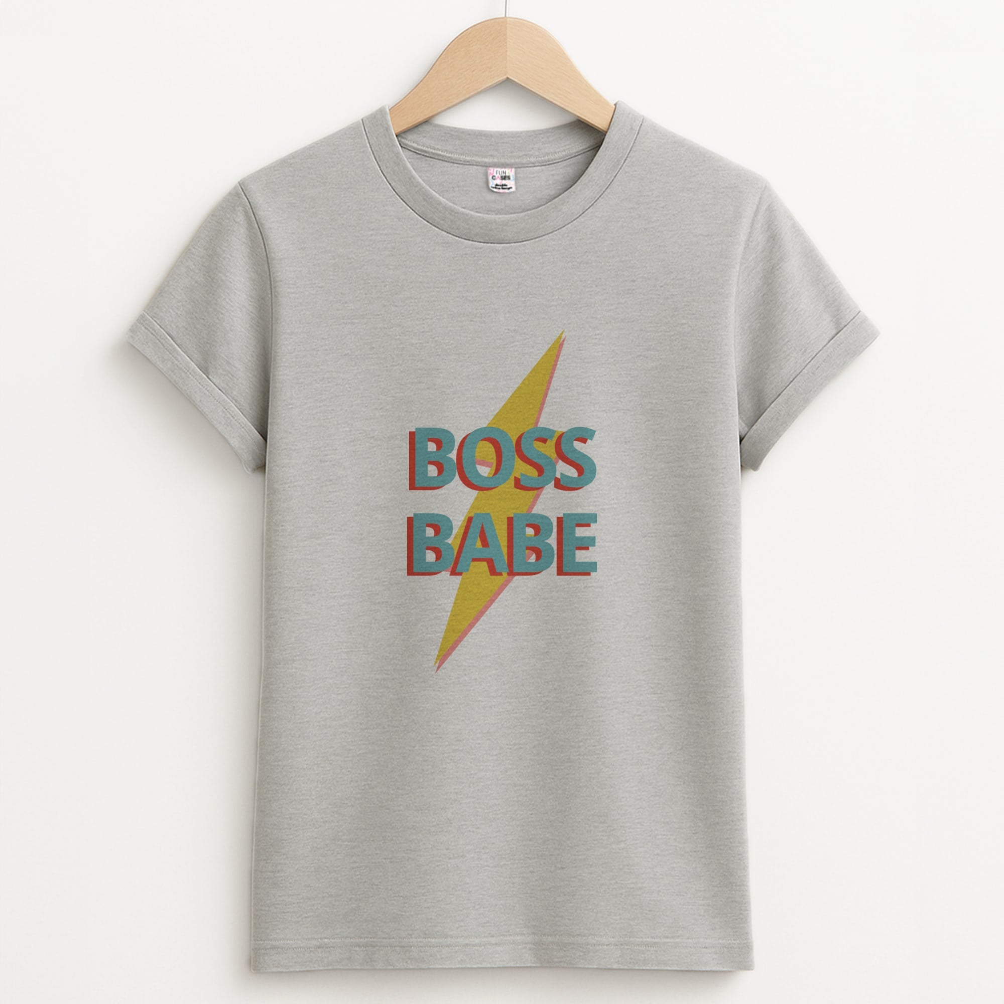 Boss Babe Unisex Grey T-Shirt