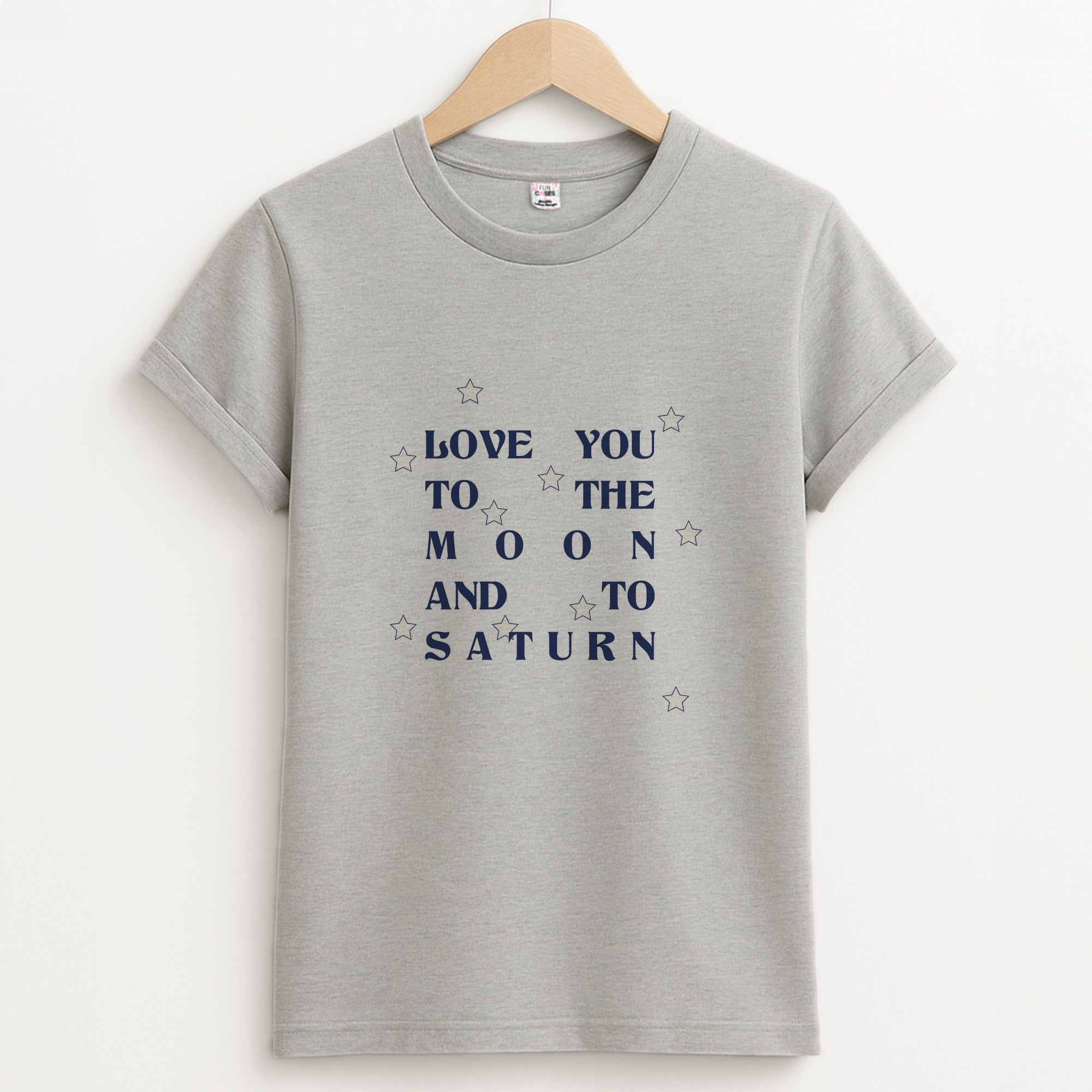 Love You To The Moon And To Saturn - Taylor Unisex Grey T-Shirt