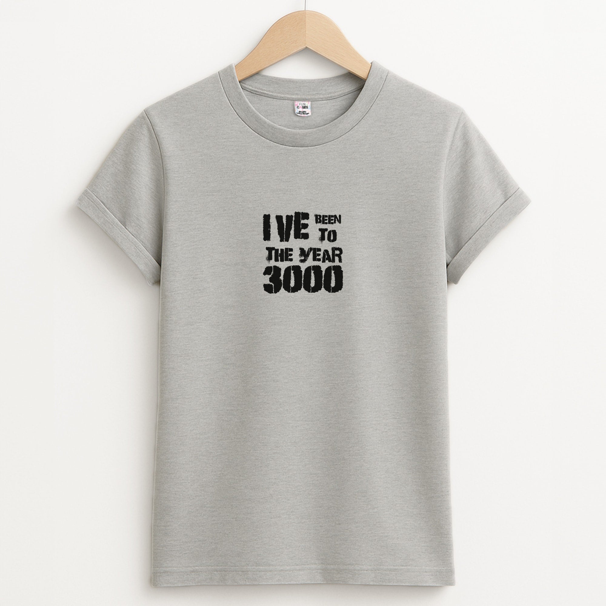 I've Been To The Year 3000 - Bust Band Unisex Grey T-Shirt