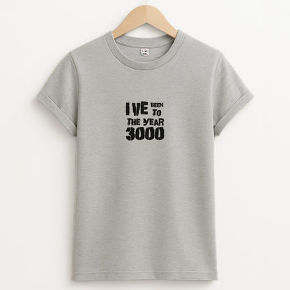 I've Been To The Year 3000 - Bust Band Unisex Grey T-Shirt
