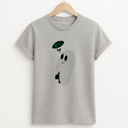 Halloween Pattern 2 Unisex Grey T-Shirt