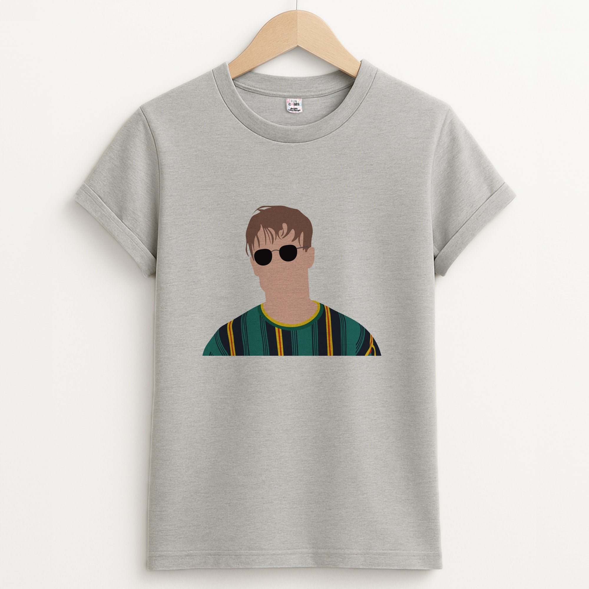 Glasses - Fender Unisex Grey T-Shirt