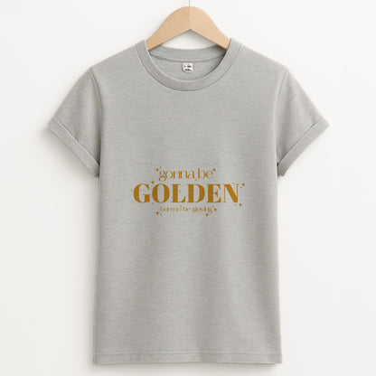 Gonna Be Golden - Kpop Demon Hunters Grey Unisex T-Shirt