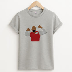 Henry - Football Unisex Grey T-Shirt